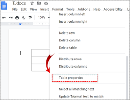how to remove table lines from google docs