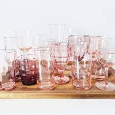 Colored Glassware Goblets