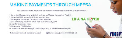 Check spelling or type a new query. How To Pay Nhif Via Mpesa Yanayojiri