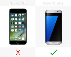 How do the specs differ? Iphone 7 Plus Vs Samsung Galaxy S7 Edge