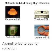 Materials With Extremely High Radiation Thorium 232