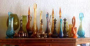 Flame Glass Swung Vases
