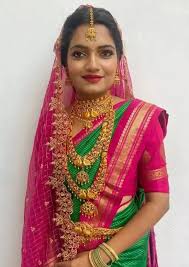 south indian bridal makeup pallavi