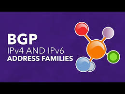 ipv4 and ipv6 address families in bgp