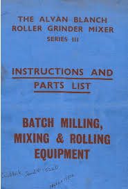 alvan blanch roller grinder mixer
