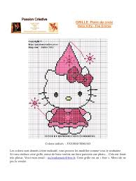 Résultat de recherche d'images pour "modèle broderie point de croix diagramme HELLO KITTY"