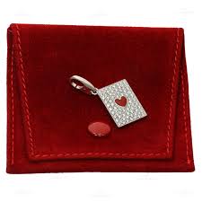 cartier diamond ace of hearts card