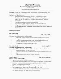 Objective Section Resume Best Resume Templates For Objective Section
