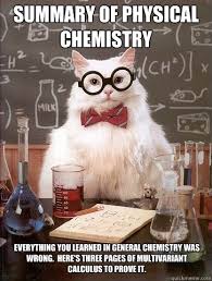 summary of Physical Chemistry Everything you learned in general ... via Relatably.com