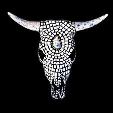 Bull Head Decor Bohemian Wall Art