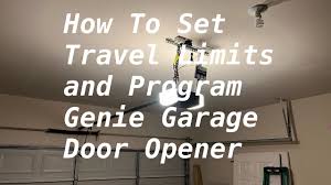 programming genie garage door opener