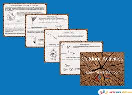 early years outdoor planning activities