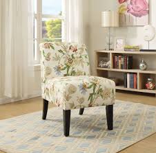 A moroccan finish on the straight wood legs beautifully complements the. Ollano Floral Accent Chair