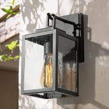 Lnc Black Outdoor Wall Sconce Garage