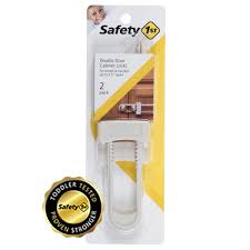 safety 1st white double door cabinet lock each