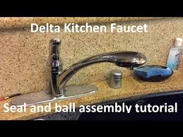 tutorial delta kitchen faucet seal and