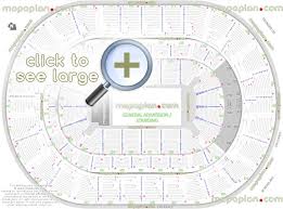Chesapeake Energy Arena Seat Row Numbers Detailed Seating