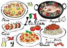 イタリア 料理 イラスト