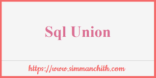 sql union statement combine multiple