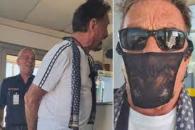 arrest' over thong face mask ...