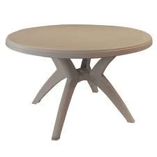 Dining Table 46 Inch Round Plastic