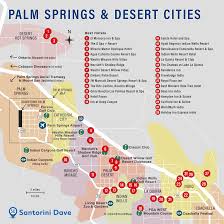 palm springs hotel map downtown