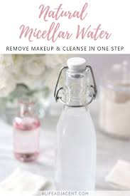 natural diy micellar water with witch
