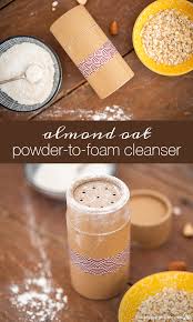 almond oat powder to foam