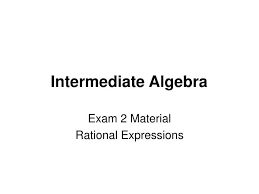 Ppt Intermediate Algebra Powerpoint