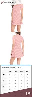 Chetta B Dress Cold Shoulder Stripe Pink And White Us Sizing
