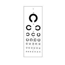Eye Distance Vision Chart
