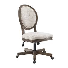 Armless chairs lend an upscale, designer feel to the conference or board room or your home office. Wooden Armless Office Chair With Script Upholstery Brown And Beige Overstock 29482742