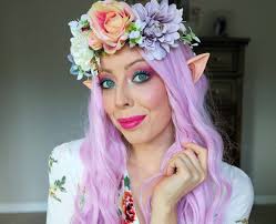 colorful fairy makeup halloween