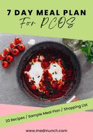 7 day pcos t meal plan pdf menu