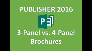 Publisher 2016 Brochures How To Make A Brochure In Microsoft Office 365 Tutorial Create On Ms