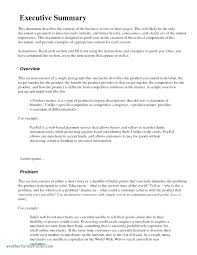 Academic Executive Summary Template School Example Gulflifa Co