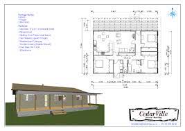 3 bedroom 119 square metre house plan