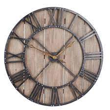Round Roman Wall Clock 2376