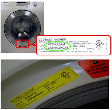 If it doesn't, the door might be open or child lock might be on. Samsung Washer Or Dryer Find The Model Or Serial Number Samsung Canada