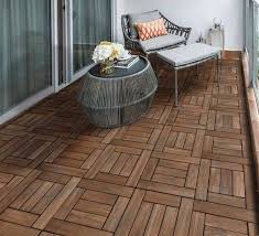 27pcs Wooden Flooring Patio Deck Tiles
