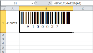 code 128 barcode fonts office add ins