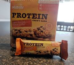aldi millville protein chewy bars the