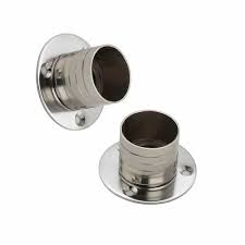 2 pcs stainless steel pipe closet lever