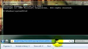 command prompt navigate to directory