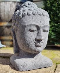 Buddha Head Lava Stone 40cm Boeddha