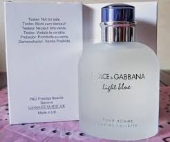 My Little Angels Online Shop Original Us Tester Perfumes For Men Dolce Gabbana Light Blue Pour Homme For Men 100ml