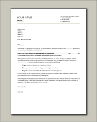The job application letter highlights your related qualifications and experience also gives you the this template is perfect for any vacancy or position in a company or organization you want to work getting the job you dreamt of gets easier when you make the best job application letter in word you. Free General Cover Letter Example