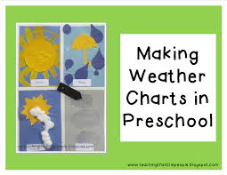 Making Weather Charts In Preschool Teaching The Little People