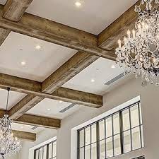 realistic faux wood ceiling beams