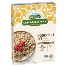 honey nut o s cereal cascadian farm